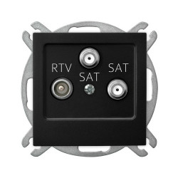 Gniazdo RTV-SAT z dwoma...
