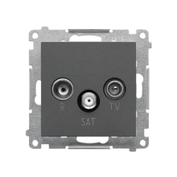 Gniazdo antenowe R-TV-SAT...