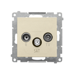 Gniazdo antenowe R-TV-SAT...