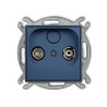 Mechanizm gniazda abonenckiego RTV przelotowego 9dB navy blue Karlik ICON