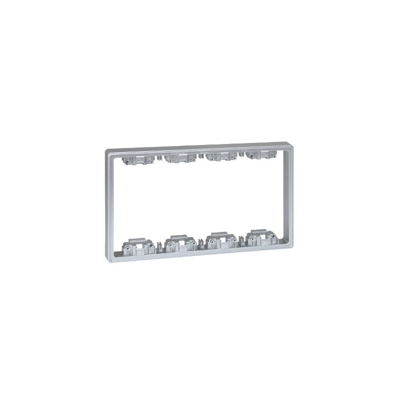 Element pogłębiający do obudów podtynkowych i natynkowych S500 4-modułowych aluminium Simon Connect