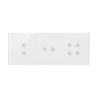 Panel dotykowy 2 pola dotykowe pionowe + 2 pola dotykowe poziome + 4 pola dotykowe biała perła Kontakt Simon 54 Touch