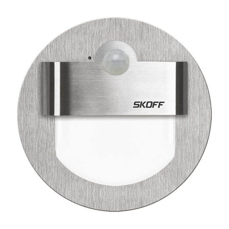 Oprawa schodowa Rueda LED PIR 120 blue Szlif 10V IP20 Skoff