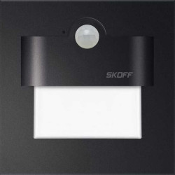 Oprawa schodowa Tango LED PIR 120 3000K Czarny 10V IP20 Skoff