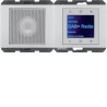 Radio Touch DAB+ z głośnikiem aluminium Berker K.1 / K.5