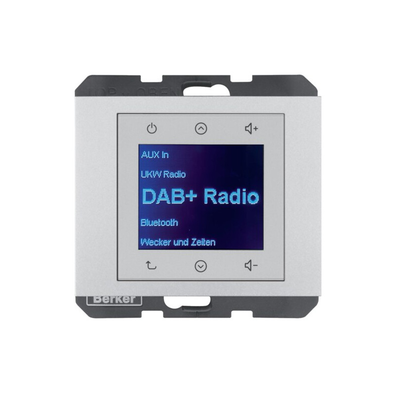 Radio Touch DAB+ aluminium Berker K.1 / K.5