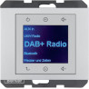 Radio Touch DAB+ / Bluetooth aluminium Berker K.1 / K.5