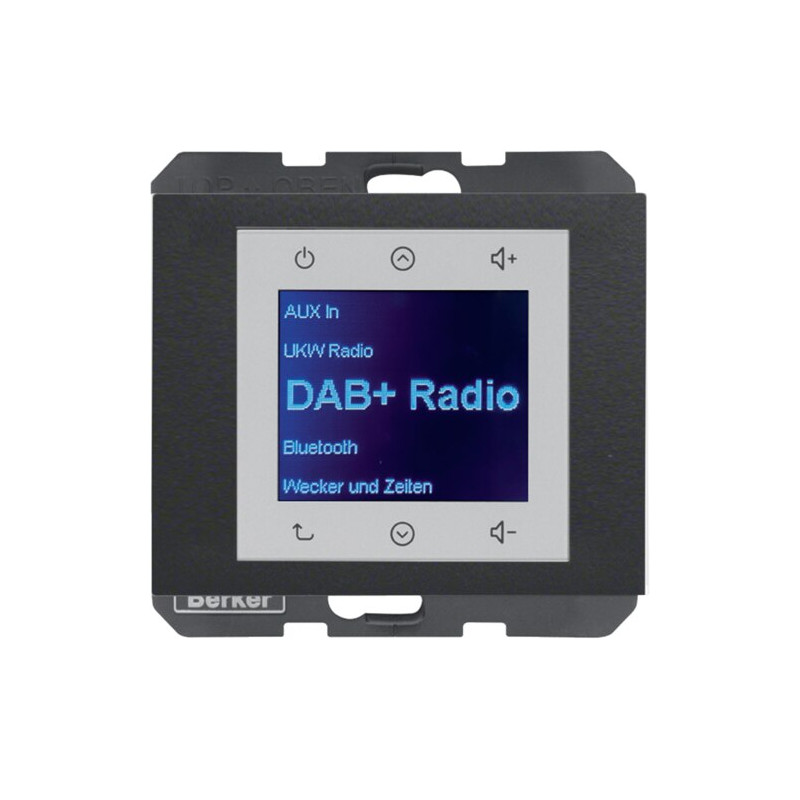 Radio Touch DAB+ antracyt Berker K.1 / K.5