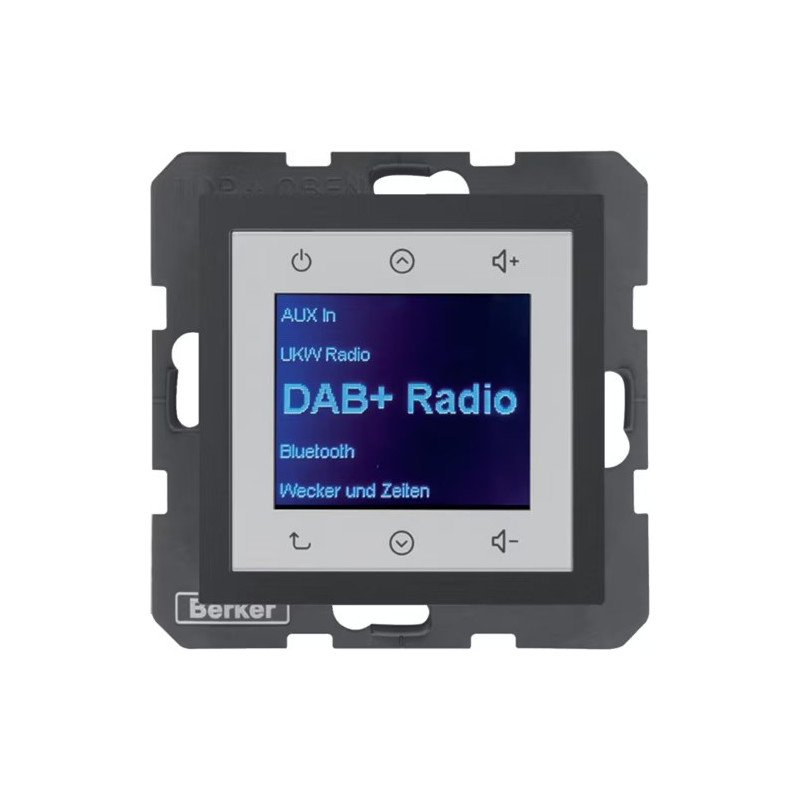 Radio Touch DAB+ / Bluetooth antracyt Berker B.KWADRAT / B.3 / B.7