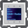 Radio Touch DAB+ biały Berker B.KWADRAT / B.3 / B.7