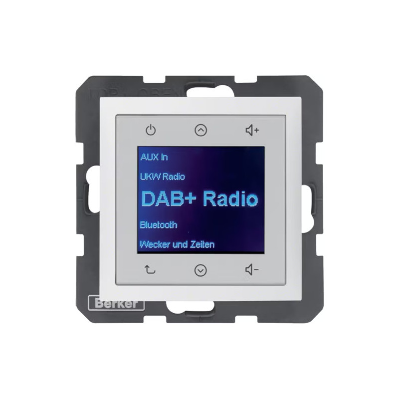 Radio Touch DAB+ biały Berker B.KWADRAT / B.3 / B.7