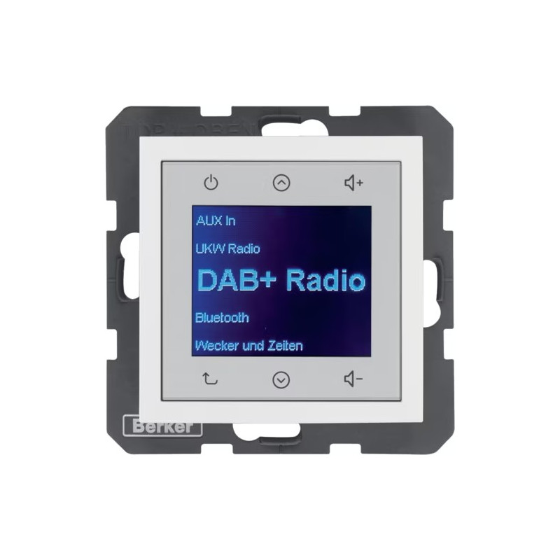 Radio Touch DAB+ / Bluetooth biały Berker B.KWADRAT / B.3 / B.7