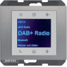 Radio Touch DAB+ stal szlachetna Berker K.1 / K.5