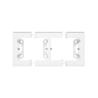 Puszka natynkowa podwójna do ramek LINE/DUO biały mat Kontakt Simon 55