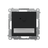 Oprawa oświetleniowa LED 14V z czujnikiem ruchu (0,62 W) barwa neutralna 4200 K czarny mat Kontakt Simon 55