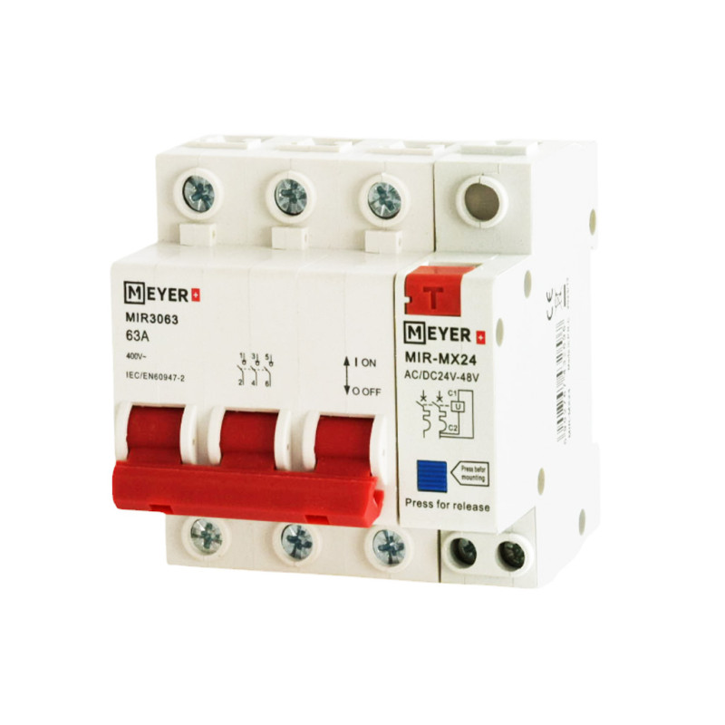 Rozłącznik MIR 63A 3P z wyzwalaczem  24VDC 35mm2 Meyer