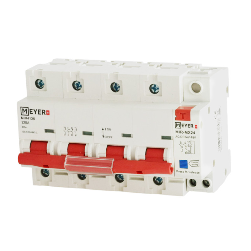 Rozłącznik MIR 125A 4P z wyzwalaczem  24VDC 70mm2 Meyer