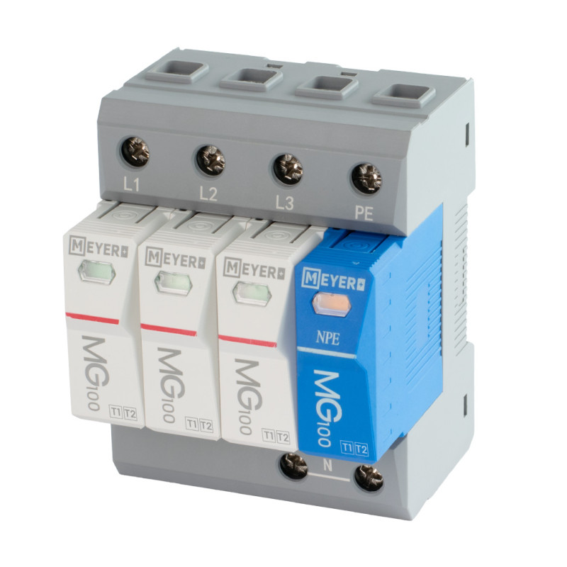 Ogranicznik przepięć SPD AC MG T1T2(BC) 3P+NPE 100kA Iimp 50kA
