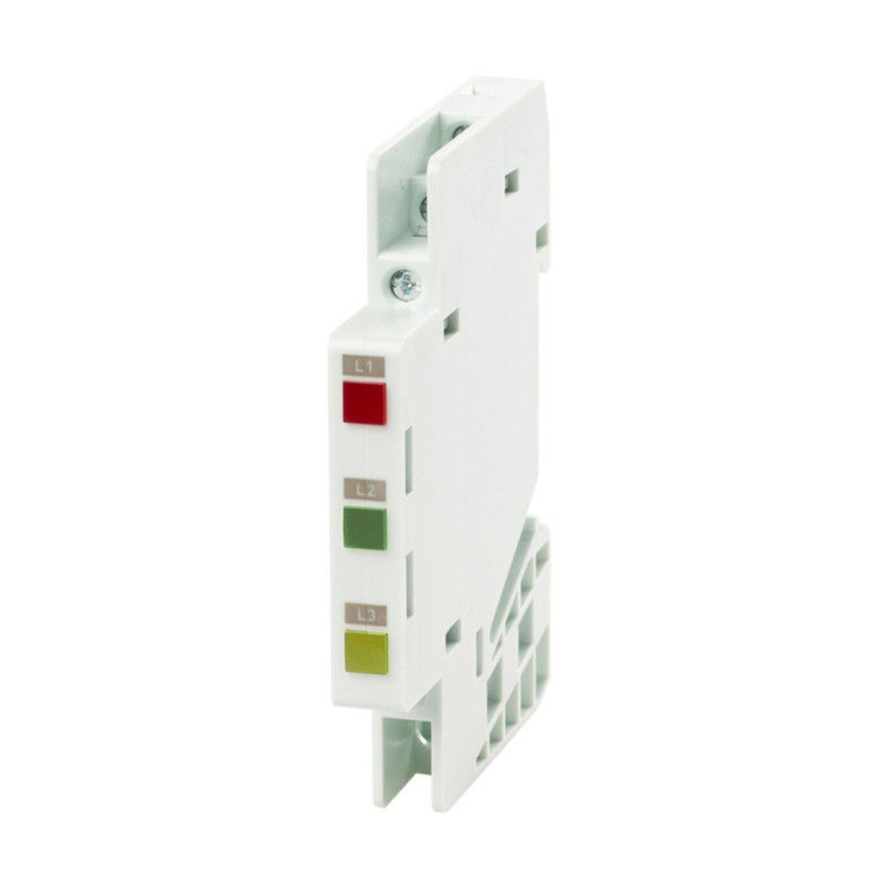 Lampka K9-3RGY red green yellow 9mm DIN/TH35