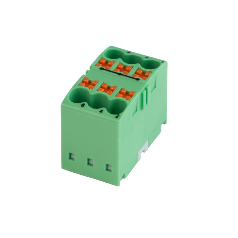Złączka Push-in JUT   4.6  (6x4mm) JUT6GR 32A zielony  