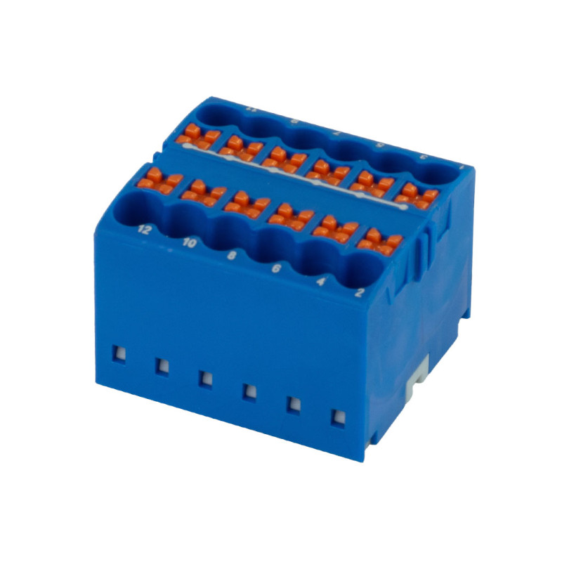 Złączka Push-in JUT  4.12 (12x4mm) JUT10BL 32A niebieski  