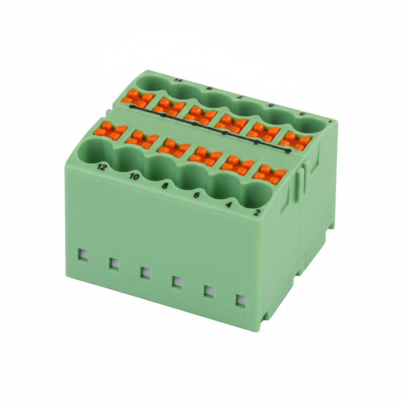 Złączka Push-in JUT  4.12 (12x4mm) JUT10GR 32A zielony  