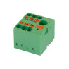 Złączka Push-in JUT 10.1/4. 6 (1x10mm+6x4mm) JUT64GR 32A zielony   