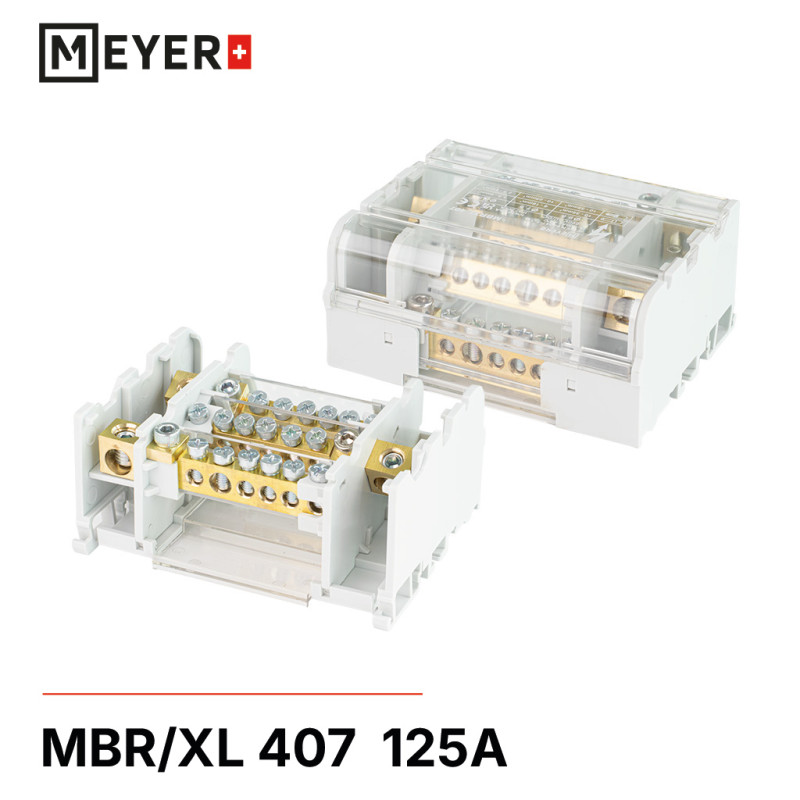 Blok rozdzielczy MBR/XL 407 4x(35.1/25.1/6.5) 125A  