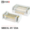 Blok rozdzielczy MBR/XL 411 4x(35.1/25.3/6.7) 125A  