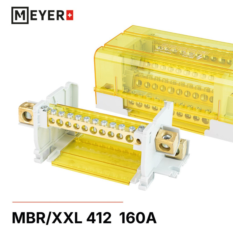 Blok rozdzielczy MBR/XXL-AH 412 4x(50.1/35.3/25.7/6.1) 160A  