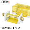 Blok rozdzielczy MBR/XXL-AH 412 4x(50.1/35.3/25.7/6.1) 160A  