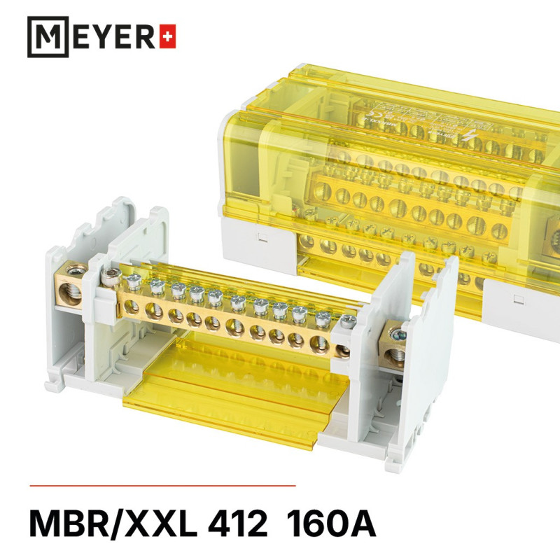 Blok rozdzielczy MBR/XXL-B 412 4x(50.1/35.3/16.8) 160A  