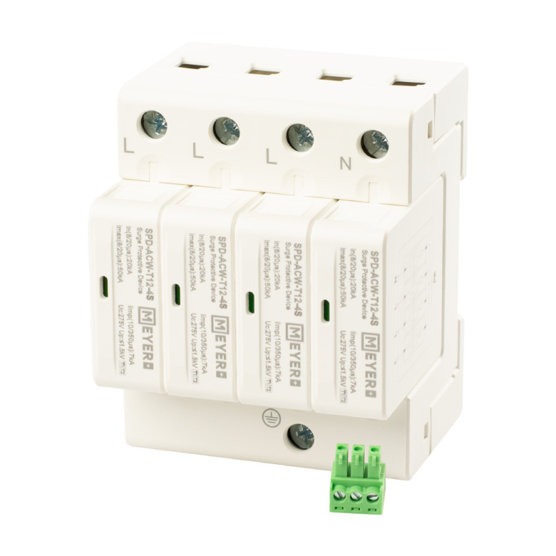Ogranicznik przepięć SPD AC T1T2(BC) 4P S 50kA