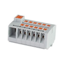 Złączka Push-In FIX 10.1/4.12 (1x10mm2+12x4mm2) JPTVF-13 28A szary 