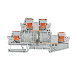 Złączka Push-In JPTV 4.4 (4x4mm2) JPTTBV-PV 26A szary 