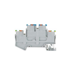 Złączka Push-In JPTV 4.2/4.2 2x(2x4mm2) PE/N JPTTB-PE/N 26A szary 