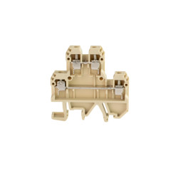 Złączka szynowa SAK 4.2/4.2 2x(2x4mm2) 4Q 32A beż 