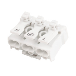Szybkozłączka CN-E 05-2,5 drut/linka 3 PIN (opk.5 szt.)