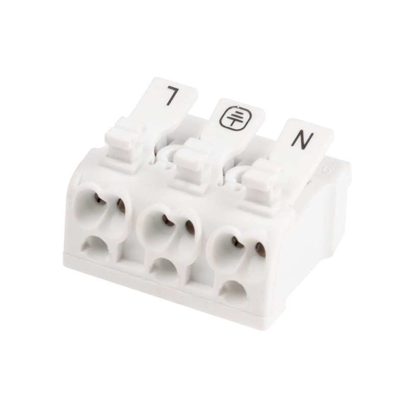 Szybkozłączka CN-E 05-2,5 drut/linka 3 PIN (opk. 30 szt)