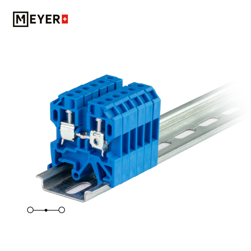 Złączka szynowa SAK   4.2 (4mm2) niebieska JSAK4EN-BU 