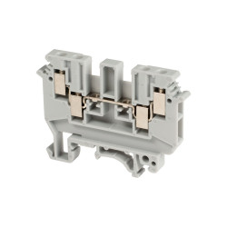 Złączka szynowa Quattro  4.4 (4x4mm2) JUDK4 szara 