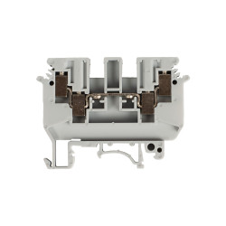 Złączka szynowa Quattro  4.4 (4x4mm2) JUDK4 szara 