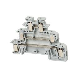 Złączka szynowa JD piętrowa 4.2/4.2/4.2 3x(2x4mm2)  JDIKD szara 