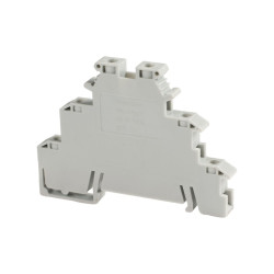 Złączka szynowa JD piętrowa 4.2/4.2/4.2 3x(2x4mm2)  JDIKD szara 