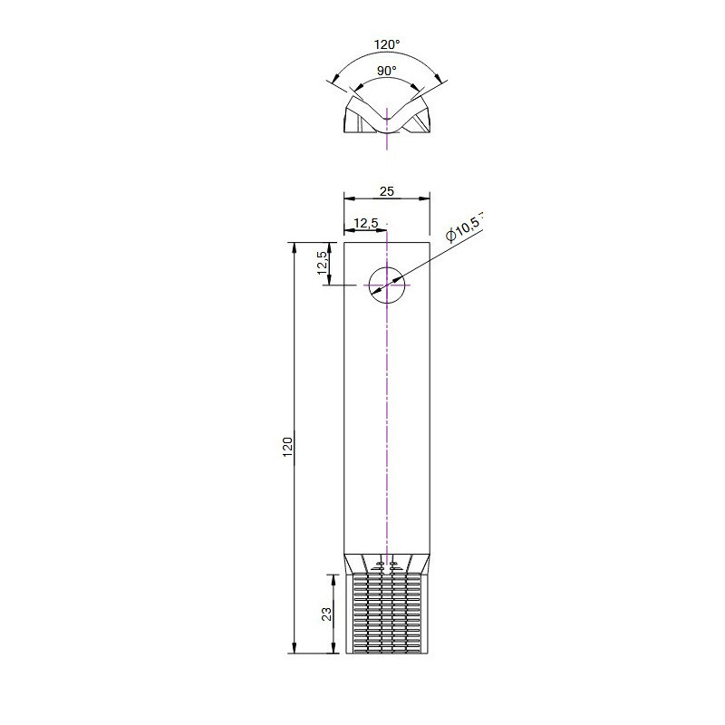 Łącznik VKL1-120 V-klema Meyer