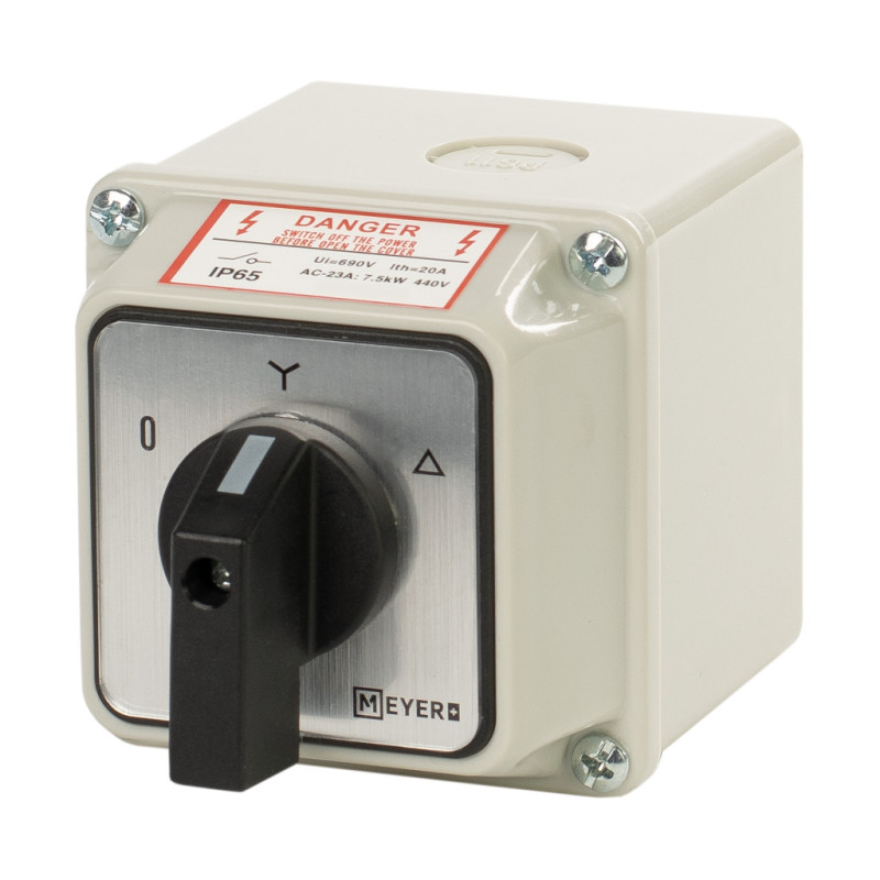 Łącznik krzywkowy MLKB 20A 0-Y-D 3F box