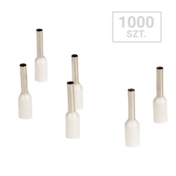 Końcówka tulejkowa  1,0mm2 L-8mm 1000szt VE1008-A 