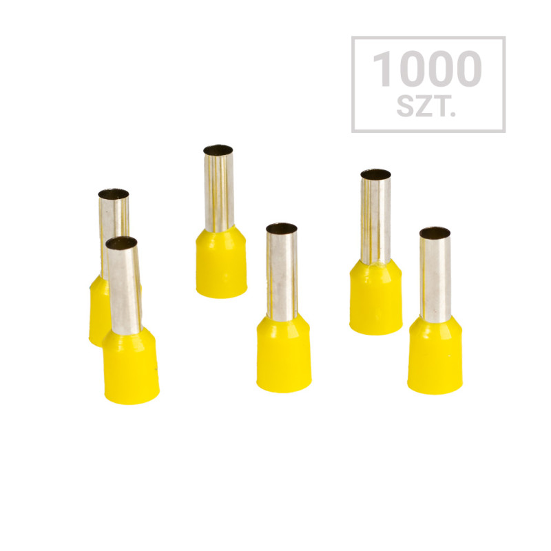 Końcówka tulejkowa  6,0mm2 L-12mm 1000szt VE6012-A 