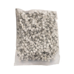 Końcówka tulejkowa 2x  1,0mm2 L- 8mm 1000szt TE1008-A 