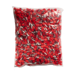 Końcówka tulejkowa 2x  4,0mm2 L-12mm 1000szt TE4012-A 